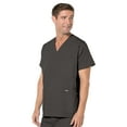 thumbnail image 3 of Landau Essentials Men's Classic Fit V-Neck Five Pocket Scrub Top, Style 7489, 3 of 4