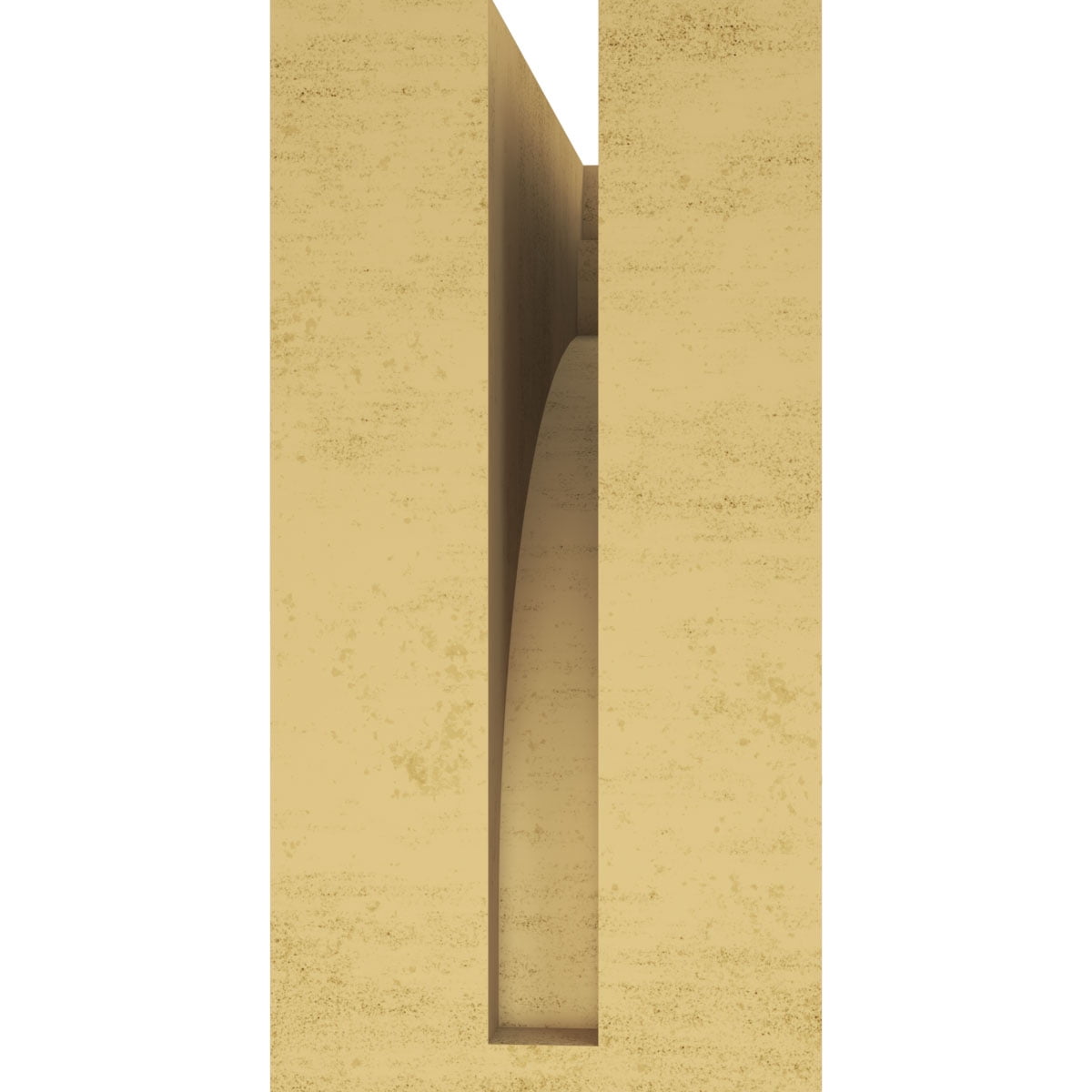 5"W x 10"D x 10"H Classic Rockford Rough Cedar Woodgrain TimberThane Corbel, Primed Tan
