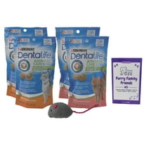 Purina Dentalife Dental Cat Treats 2 Flavor 4 Pouch Variety 2 Each: Tasty Chicken, Savory Salmon MerlinsMart Zine | Catnip Toy
