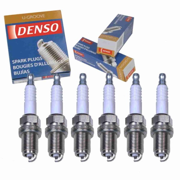 6 pc DENSO 3010 Standard U-Groove Spark Plugs for 32 00 0330 59 58 798 75 04 442 88 19 310 91 12 541 Q22PR-U Ignition Wire Secondary Fits select: 1999,2002 SAAB 2023-09-03 00:00:00