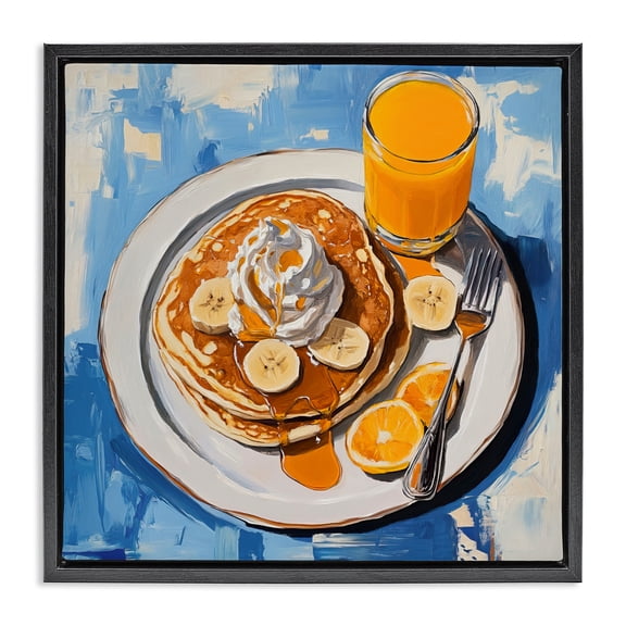 Stupell Industries Banana Bliss Sunshine Black Framed Floater Canvas Wall Art, design by Tina LeCour