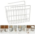 Tersarium 1Pc Simple Hanging Basket Office Iron Wire Grid Storage