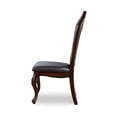 thumbnail image 5 of Furniture of America Albernit Faux Leather Side Chairs in Dark Cherry (Set of 2), 5 of 5