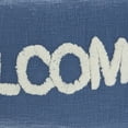 thumbnail image 3 of Mina Victory Life Styles 12x21" Cotton Tufted Welcome Throw Pillow in Blue, 3 of 4