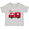thumbnail image 3 of Inktastic Easter Red Firetruck with Pink Hearts Boys or Girls Toddler T-Shirt, 3 of 5