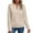 Beige E, variant on Stamzod Early Fall Fashion Half Zip Pullover Women Sweatshirt Casual Long Sleeve Tops Plus Size Crewneck Sweatshirts Women Clothes Sky Blue XL