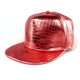 thumbnail image 1 of Qarigey Gorra de cuero de moda para hombre, gorra de béisbol negra sólida, gorra de papá informal para exteriores para mujer Sombreros rojo Qarigey FS6599-04, 1 of 6