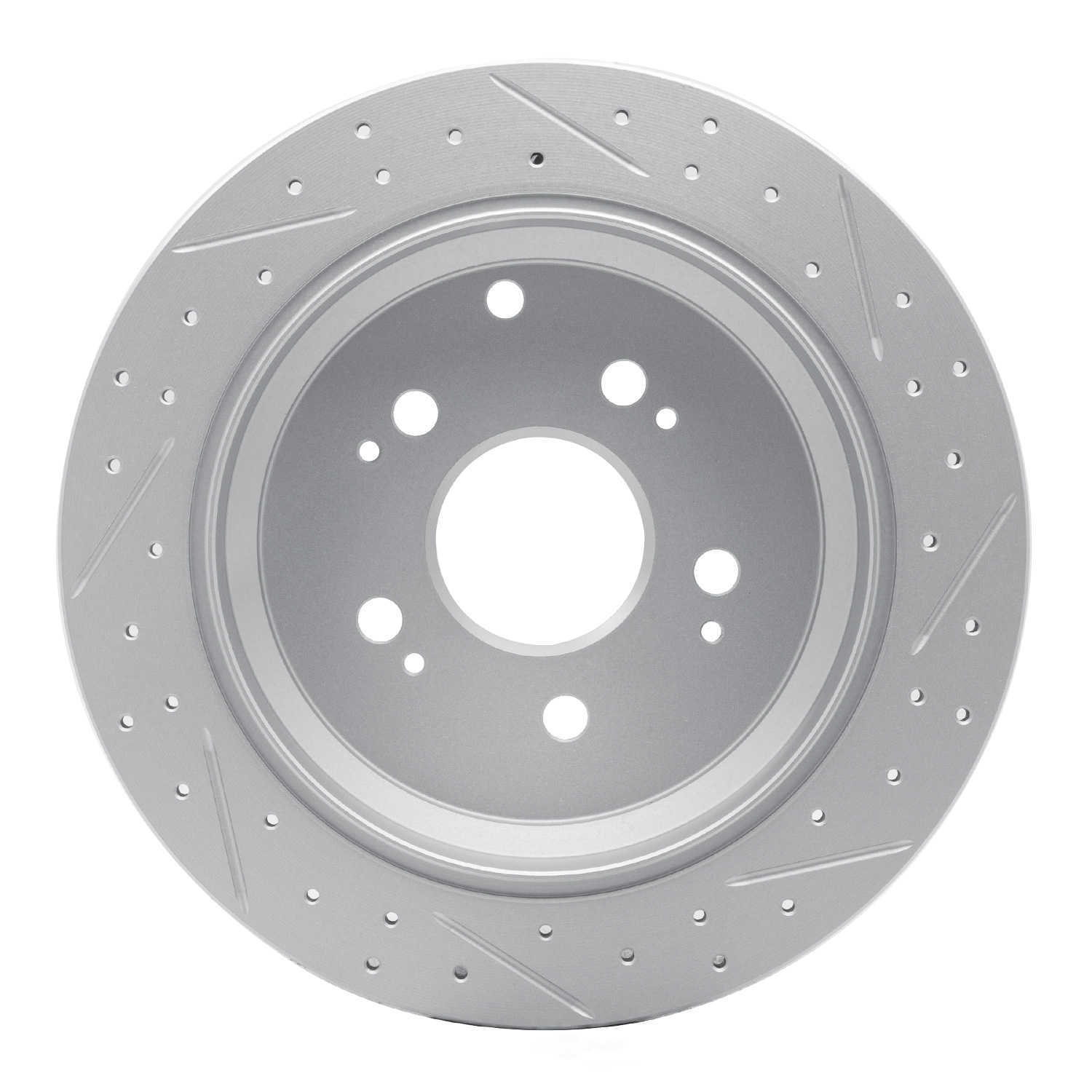 Dynamic Friction Company 830-59050L DFC Geoperformance Rotor - Drilled and Slotted
