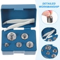 thumbnail image 4 of 1 Set Balance Scale Calibration Weight Precision Weights Grams Metal Calibration Weights with Plastic Tweezer, 4 of 6