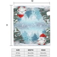 thumbnail image 4 of Christmas Tree Snow Gnome Magnetic Mailbox Covers, Love Heart Bicycle Tree Mail Wraps Garden Yard Home Decor for Outdoor Standard Size 21x18 in, 4 of 5