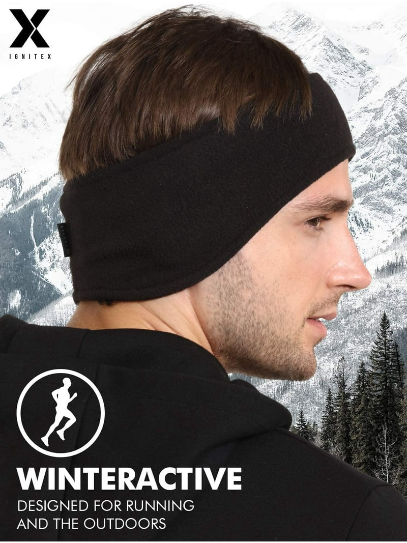 Winter Fleece Ear Warmer Headband - Ear Cover for Men 