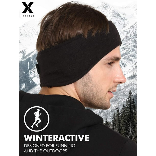 Winter Men Earmuffs, Big Size Foldable Polar Fleece Ear Warmers Women  Adjustable Ear Muffs for Outdoor Activities