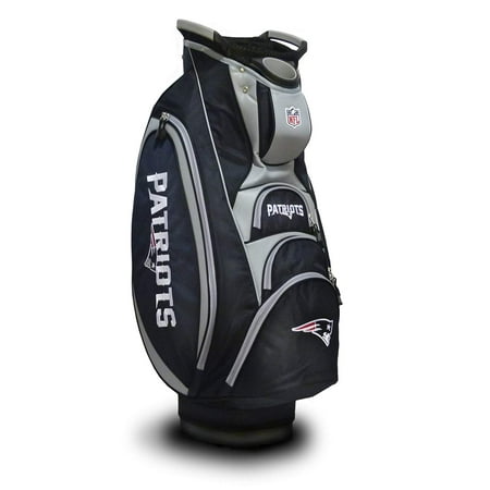 Team Golf 31773 New England Patriots NFL Football Victory Golf Cart Bag Blue