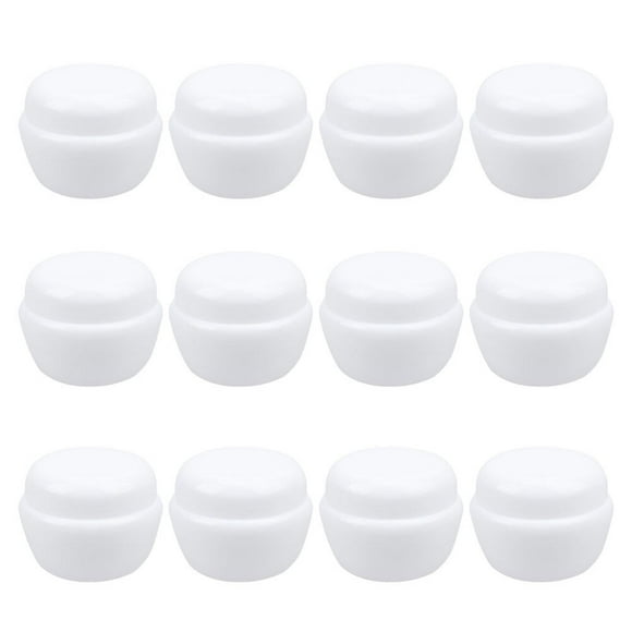 25 frascos de crema con forma de hongo de 10 g para viaje, envases para loción.