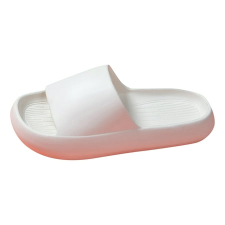 

Slippers For Women Kawaii Slippers Fashion Simple Solid Color Indoor And Outdoor Flat Bottom Comfortable Non Slip Slippers