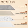 thumbnail image 4 of Almohadilla para cama para perros BEAUTYZOO, 107 x 71 cm, lavable, gris, 4 of 9