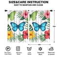 thumbnail image 2 of Blackout Kids Curtains,Tropical Palm Leaves with Butt Childrens Insulated Curtains Set Of 2,Bedroom Essentials,Toddler Room Decor 42x63in(106x160cm), 2 of 4
