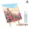 thumbnail image 4 of 20cm With Frame Tulip Digital Oil Painting Diy Paint By Numbers Handmade Decor Hanging, 4 of 8