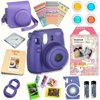 Fujifilm Instax Mini 8 Camera Grape + Fujifilm Instax mini 8 instant films 10 pack (My Melody Limited Ver) + MASSIVE BUNDLE for Fujifilm instax mini 8 camera