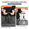 thumbnail image 3 of Luggage Scale Travel Inspira Digital Hanging Bag Weight Handheld Scale with Temperature Function Red 110LB, 3 of 9