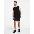 thumbnail image 2 of Athletic Works Men's and Big Men's 2 in 1 Gym Shorts with Liner, 6" & 8" Inseams, Sizes S-3XL, 2 of 5