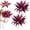 2 Pcs, variant on Realistic Artificial Boston Fern & Dragon’s Blood Tree Plants, Large Purple Tropical Rainforest Theme Fake Ferns with Vibrant Purple Foliage Brings Color to Patio& Garden Effortlessly (4 PCS)