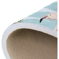 thumbnail image 6 of SKYSONIC Area Rug Carpet Tropical Palms Flamingo Doormat for Hardwood Floor Entrance Living Room Bedroom 24x36 Inch, 6 of 6