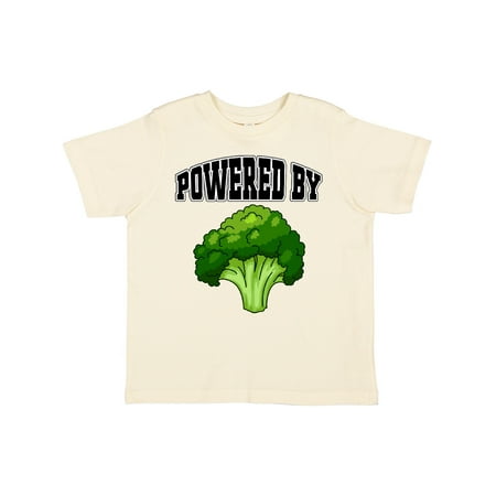 

Inktastic Powered by Broccoli Gift Toddler Boy or Toddler Girl T-Shirt