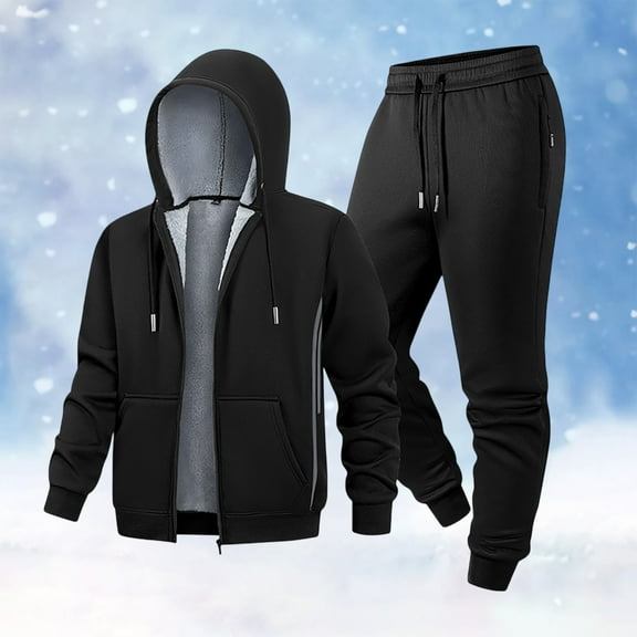 Track Suits for Men 2 Piece Set Full Zip Sports Jogging Suits Sets Athletic Running Sweatsuits with Zip Pockets Track Suit for Jogging or Warm Up