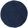 thumbnail image 5 of SAFAVIEH Primo Mason Solid Plush Shag Area Rug, Navy, 6'7" x 6'7" Square, 5 of 11