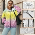 thumbnail image 6 of COEQINE Fashion Women's Hoodie Oversized Sweatshirts Black Cat Magic Hat Print Long Sleeve Pumpkin Pattern Casual Wear Full Zipper Y2K Jacket Fall Tops with Pockets, 2XL, 6 of 7