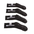 thumbnail image 3 of Calcetines de entrenamiento de fútbol para adultos, ideales para hombres y mujeres, negros, diseño antideslizante, calcetines acolchados antideslizantes para deportes, 3 of 8