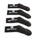 thumbnail image 3 of Calcetines de entrenamiento de fútbol para adultos, ideales para hombres y mujeres, negros, diseño antideslizante, calcetines acolchados antideslizantes para deportes, 3 of 8