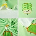 thumbnail image 6 of Fluffy Green Avocado Toast Throw Blanket for Bed Couch Sofa Chair, Cute Personalized Gift for Family Friends (Kids /small50x60 Inches), 6 of 6