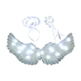 thumbnail image 4 of Accesorio de disfraz de de ángel iluminadas, vestido de ángel, hada, accesorio LED, PP, adecuado para niños, cumpleaños, juego de rol, Halloween, Luz blanca S de 3 piezas, 4 of 8