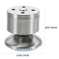thumbnail image 2 of unbranded 4Ud Pies De Muebles Ajustables De Inoxidable Plateados Con Antideslizante Para Hogar, 2 of 8