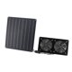 thumbnail image 4 of Kit de Ventilador de Escape de Energía Solar, Control de Aire de Doble Interruptor, Circulación de Aire Frescado de Aire 2200 rpm ± 10% de Velocidad de Rotacia de la Velocidad, 4 of 7