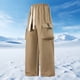thumbnail image 1 of Ceisia Men's Gift Wide-Leg Capri Pants with Color-Block Cargo Pockets & Long Drawstrings - Street Style Casual Multi-Color, 1 of 8