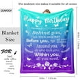 thumbnail image 2 of Gifts for Women, Mom, Her - Purple Retirement Anniversary Birthday Blanket 60"x50" - Sometimes You Forget You are Awesome - Inspirational Positive Thank You Gifts, 2 of 5
