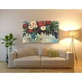 thumbnail image 3 of Epic Graffiti "Winter Floral Crop" by Jeanette Vertentes, Canvas Wall Art, 54"x40", 3 of 3