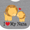 thumbnail image 4 of Inktastic I Love My Nana Boys or Girls Baby Bib, 4 of 4