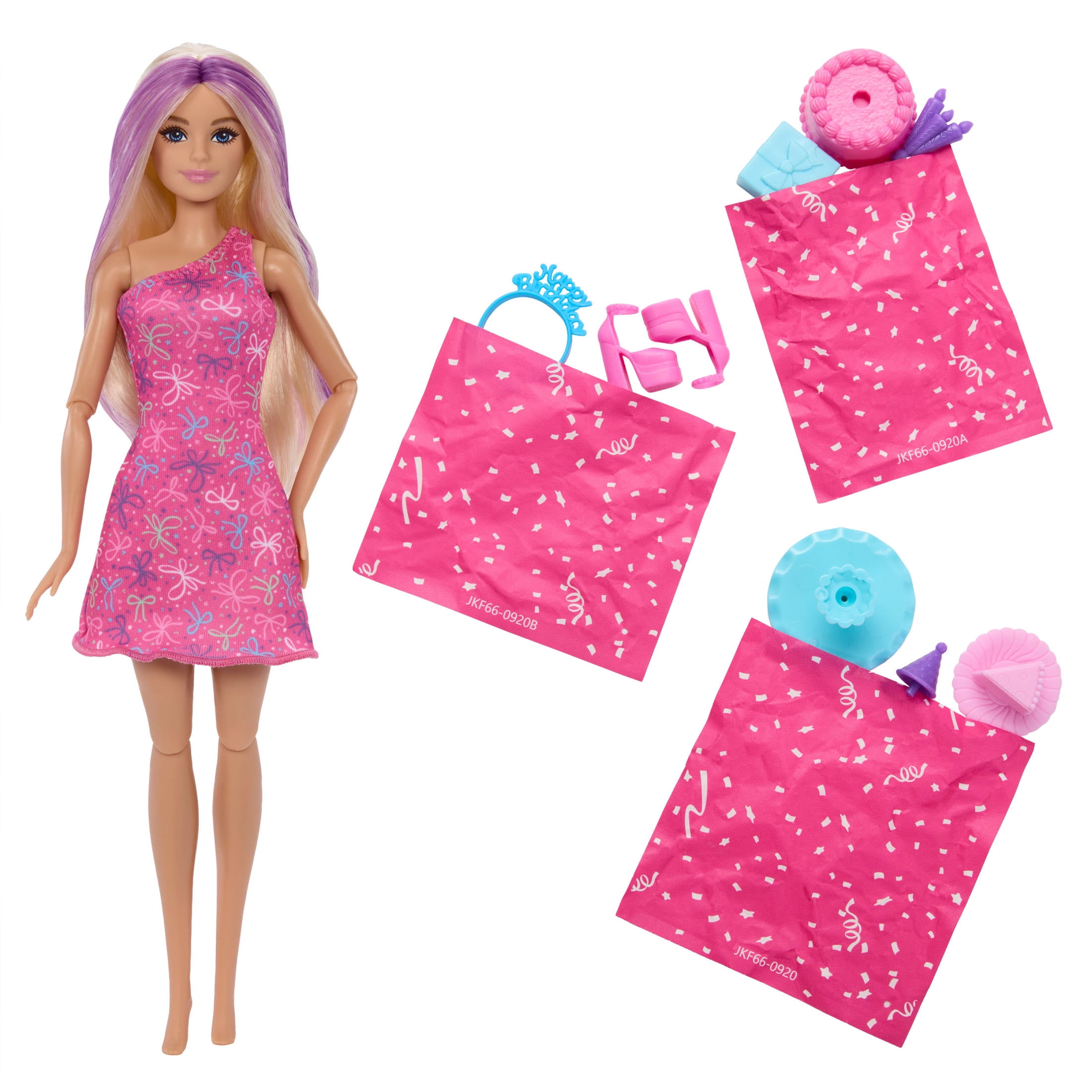 Barbie Rise & Surprise Pet Birthday Series Doll & Accessories with Slide & Surprises