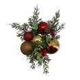 thumbnail image 2 of Senmasine Navidad Pick Bayas Rojas Conos de Pino Arreglo Floral Corona Decoración de Vacaciones de Invierno Púas de Pino de Navidad, 2 of 4