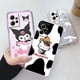 thumbnail image 2 of Funda de teléfono de Hello Kitty Pochacco para Redmi Note 12 4G, silicona suave, conejo transparente, lindo Anime, Funda para Redmi Note 12 Coque, 2 of 5