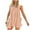 Pink, variant on Summer Dresses for Womens 2025 Plus Size Fashion Bohemia Sexy Solid Color Pocket Backless Sleeveless Round-Neck Dress