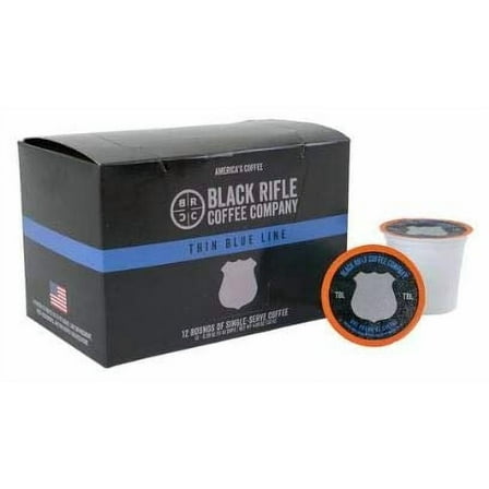 Black Rifle Coffee Rounds Thin Blue Line Medium Roast, 12 Count