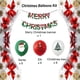 thumbnail image 4 of Juego de 20 Globos de Látex para Decoración de Fiestas Navideñas, Pancarta Navideña, Globo de Papá Noel, Profesión, 4 of 5