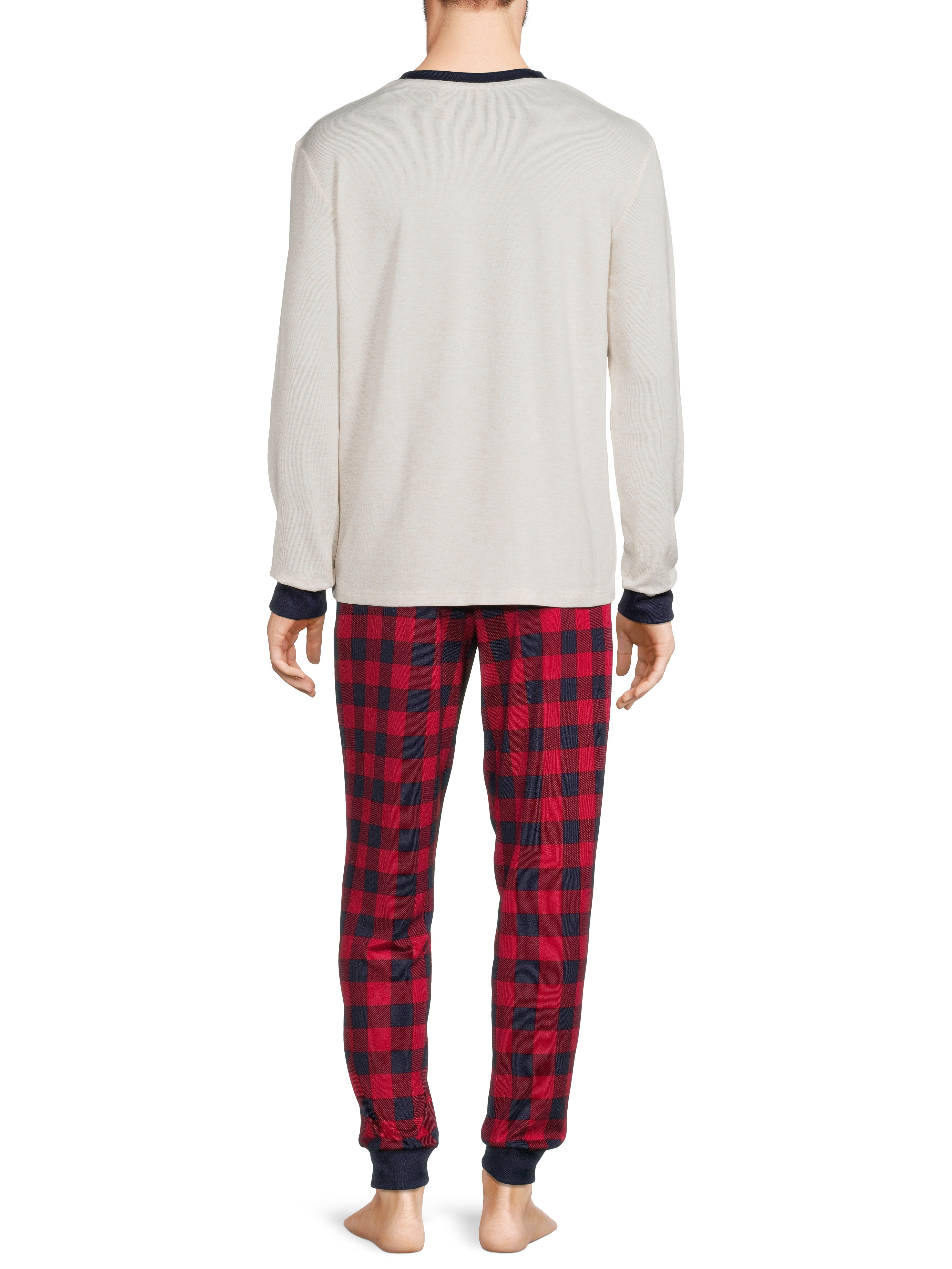 Dearfoams Men's Holiday Matching Family Pajamas Set, 2-Piece, Sizes S-3X