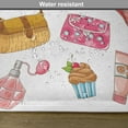 thumbnail image 6 of Ambesonne Heels and Dresses Place Mats Set of 4, Girlish Items, Standard Size, Multicolor, 6 of 6