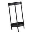 thumbnail image 4 of Soporte para plantas, estante para plantas, doble nivel, ahorro de espacio, decoración de acero al carbono, soporte para macetas, soporte para flores Negro, 4 of 8